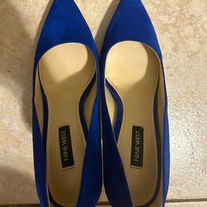 Nine West Heels Klein Blue